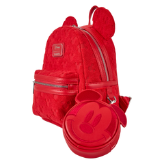 mickey mouse all-over print terry cloth mini backpack