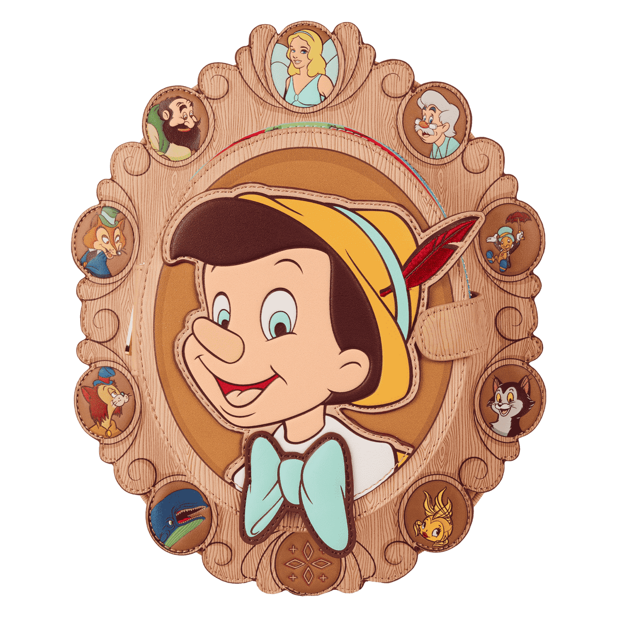 pinocchio cameo mini backpack