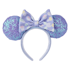 minnie mouse exclusive iridescent all-over print sequin ear headband