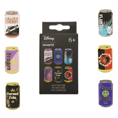 disney villains exclusive soda can mystery box pin