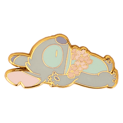 stitch & angel cherry blossom mystery box pin