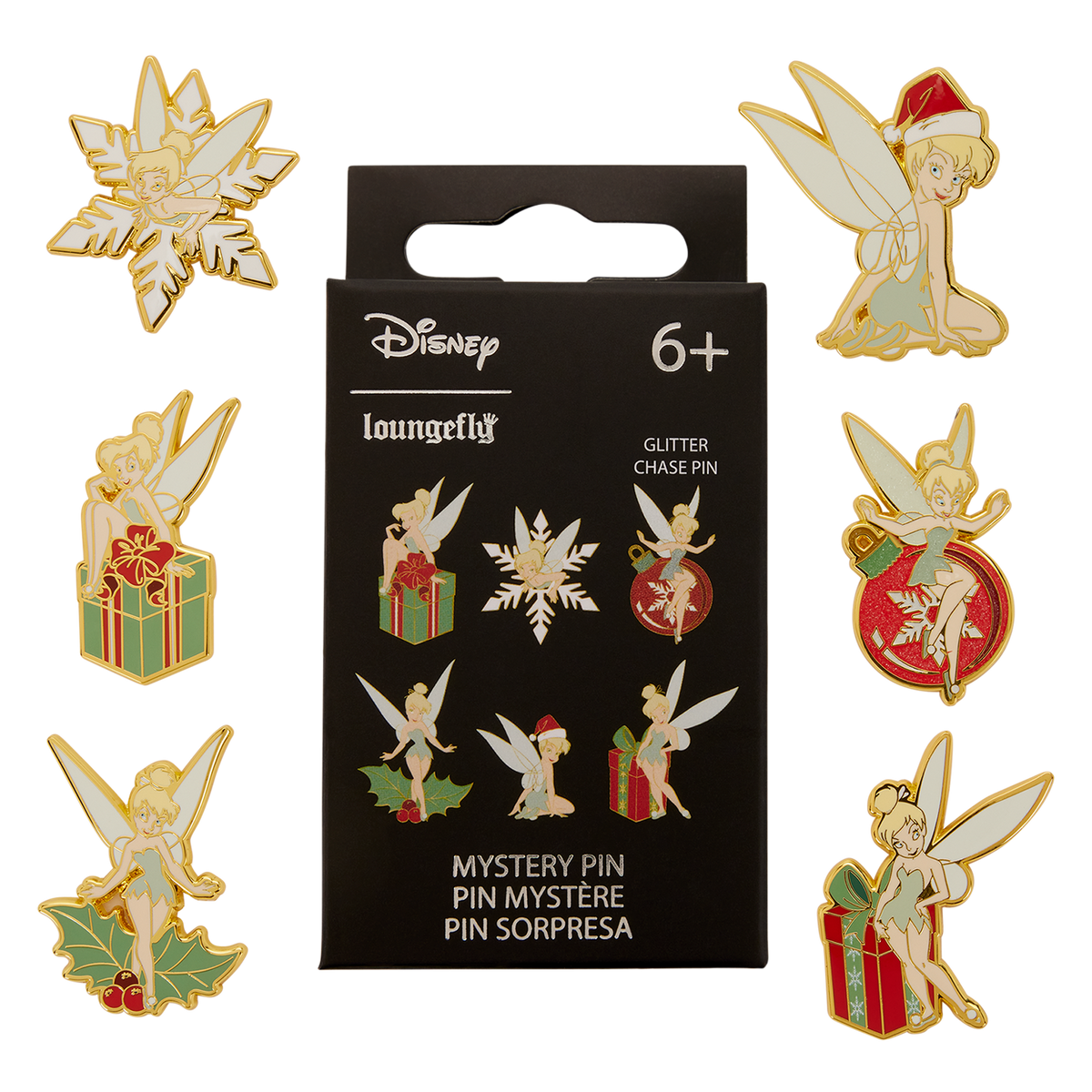 peter pan tinker bell holiday mystery box pin