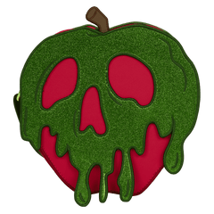 snow white and the seven dwarfs exclusive evil queen poison apple glitter crossbody bag