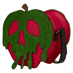snow white and the seven dwarfs exclusive evil queen poison apple glitter crossbody bag
