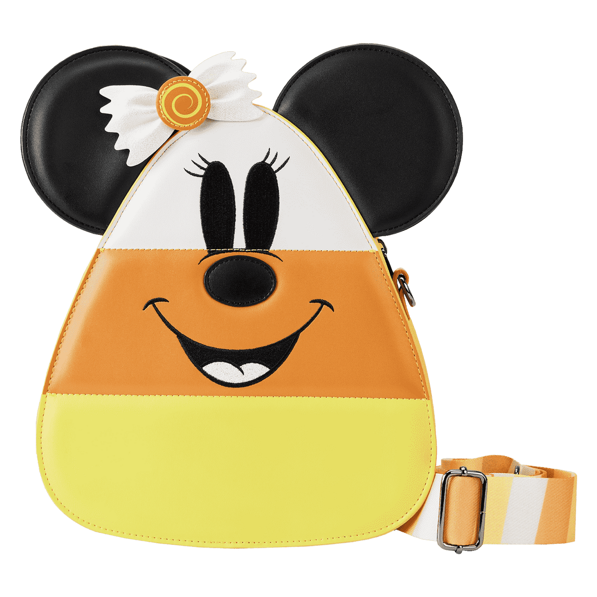 mickey and minnie mouse candy corn crossbody bag
