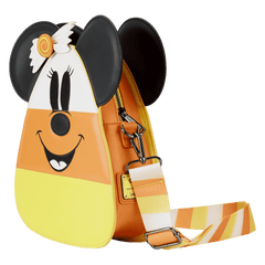 mickey and minnie mouse candy corn crossbody bag