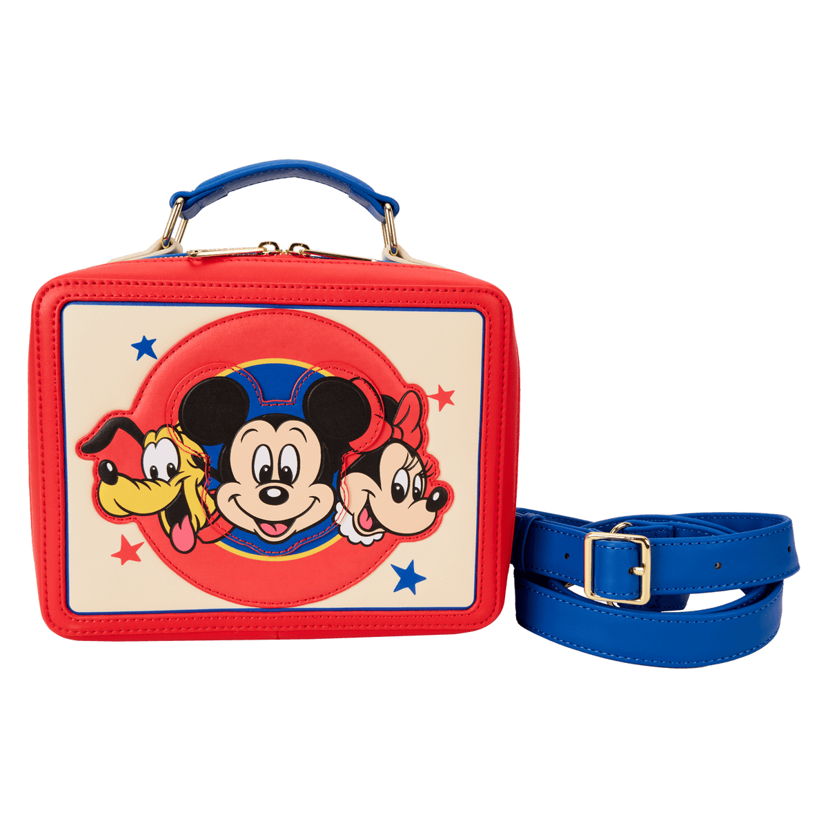 mickey & friends classic lunchbox crossbody bag