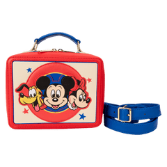 mickey & friends classic lunchbox crossbody bag