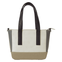 mickey & friends canvas mini tote crossbody bag