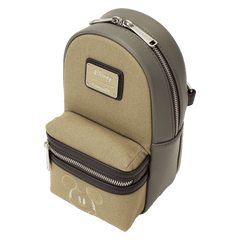 mickey & friends canvas drink holder crossbody bag