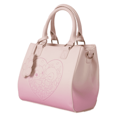 stitch & angel cherry blossom heart crossbody bag