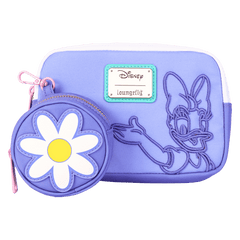 daisy duck 85th anniversary sling crossbody bag with coin bag