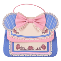 minnie mouse floral and lace crossbody bag