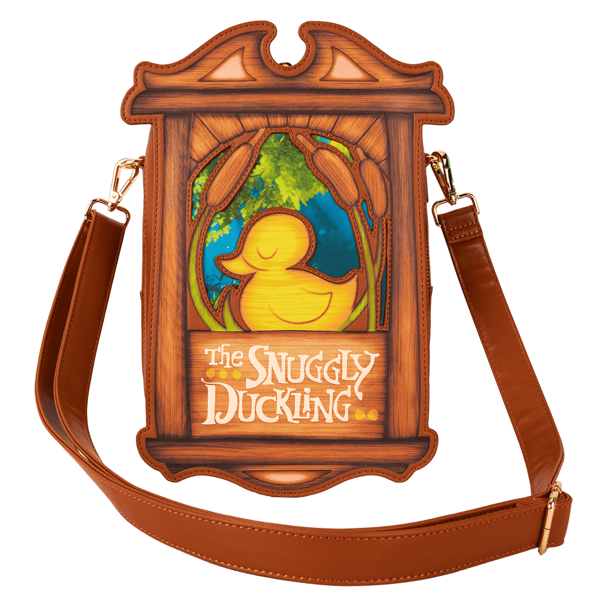 tangled rapunzel the snuggly duckling crossbody bag
