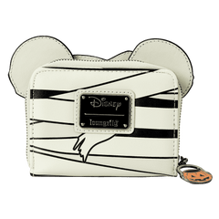 mickey mouse mummy cosplay glow zip around wallet