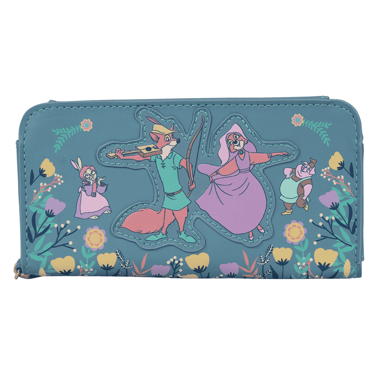 robin hood exclusive sherwood forest floral wristlet wallet