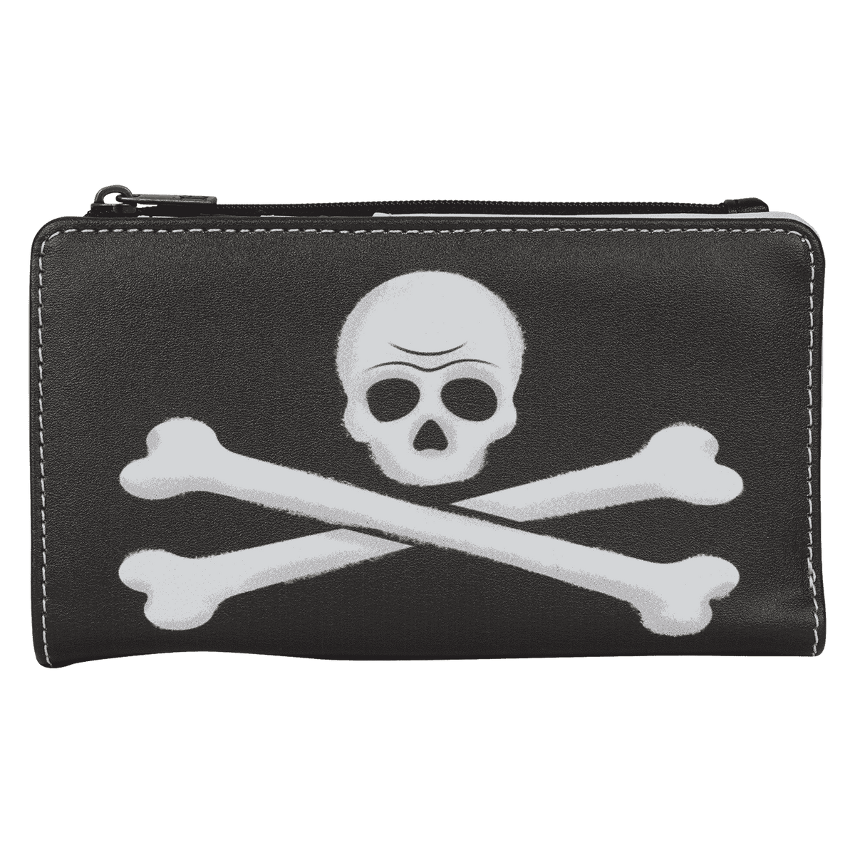 peter pan exclusive captain hook pirate skull flap wallet