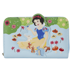 snow white and the seven dwarfs exclusive forest friends zip around wallet