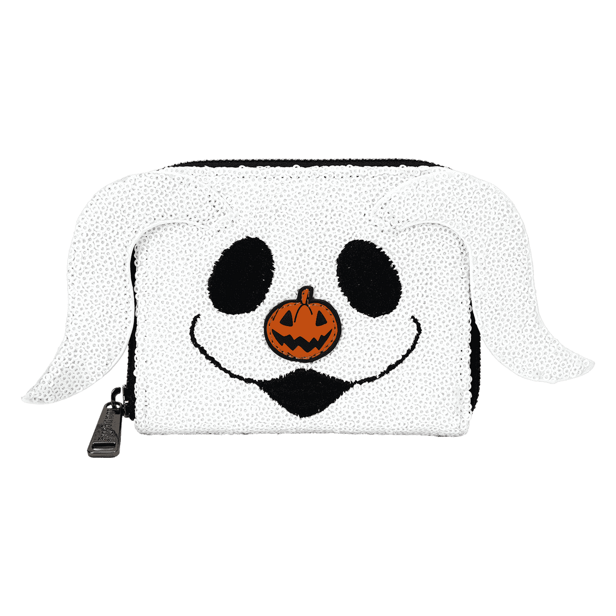 the nightmare before christmas exclusive zero sequin cosplay glow zip around wallet