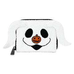 the nightmare before christmas exclusive zero sequin cosplay glow zip around wallet