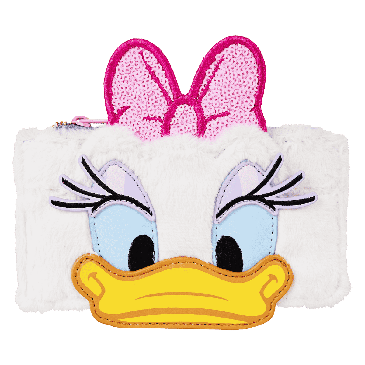 daisy duck 85th anniversary sequin plush cosplay large card holder