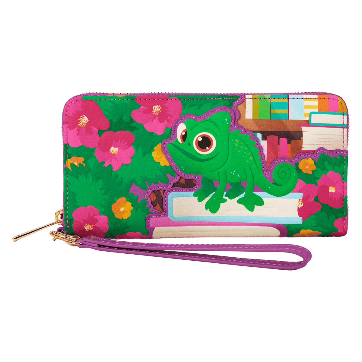 tangled rapunzel exclusive books wristlet wallet