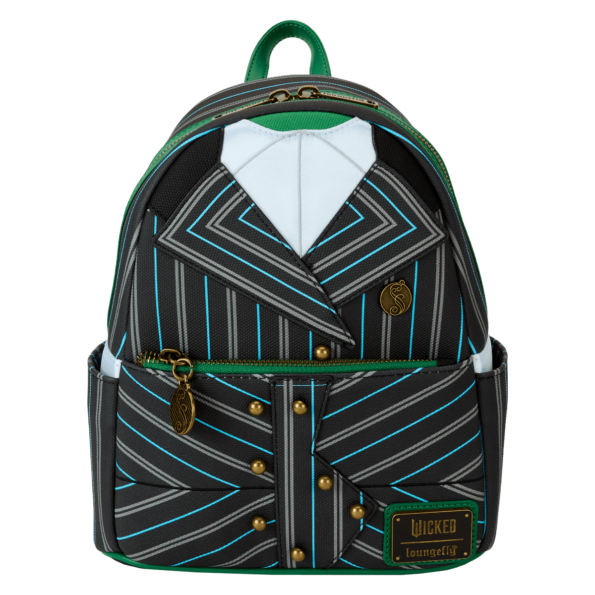 wicked elphaba shiz university uniform cosplay mini backpack