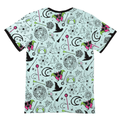 wicked elphaba & glinda all-over print unisex tee