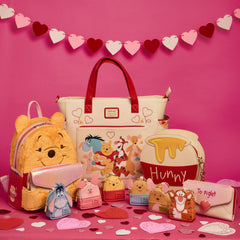 winnie the pooh & piglet love letter cosplay mini backpack