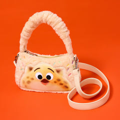 zootopia 2 officer clawhauser cotton candy plush cosplay crossbody bag